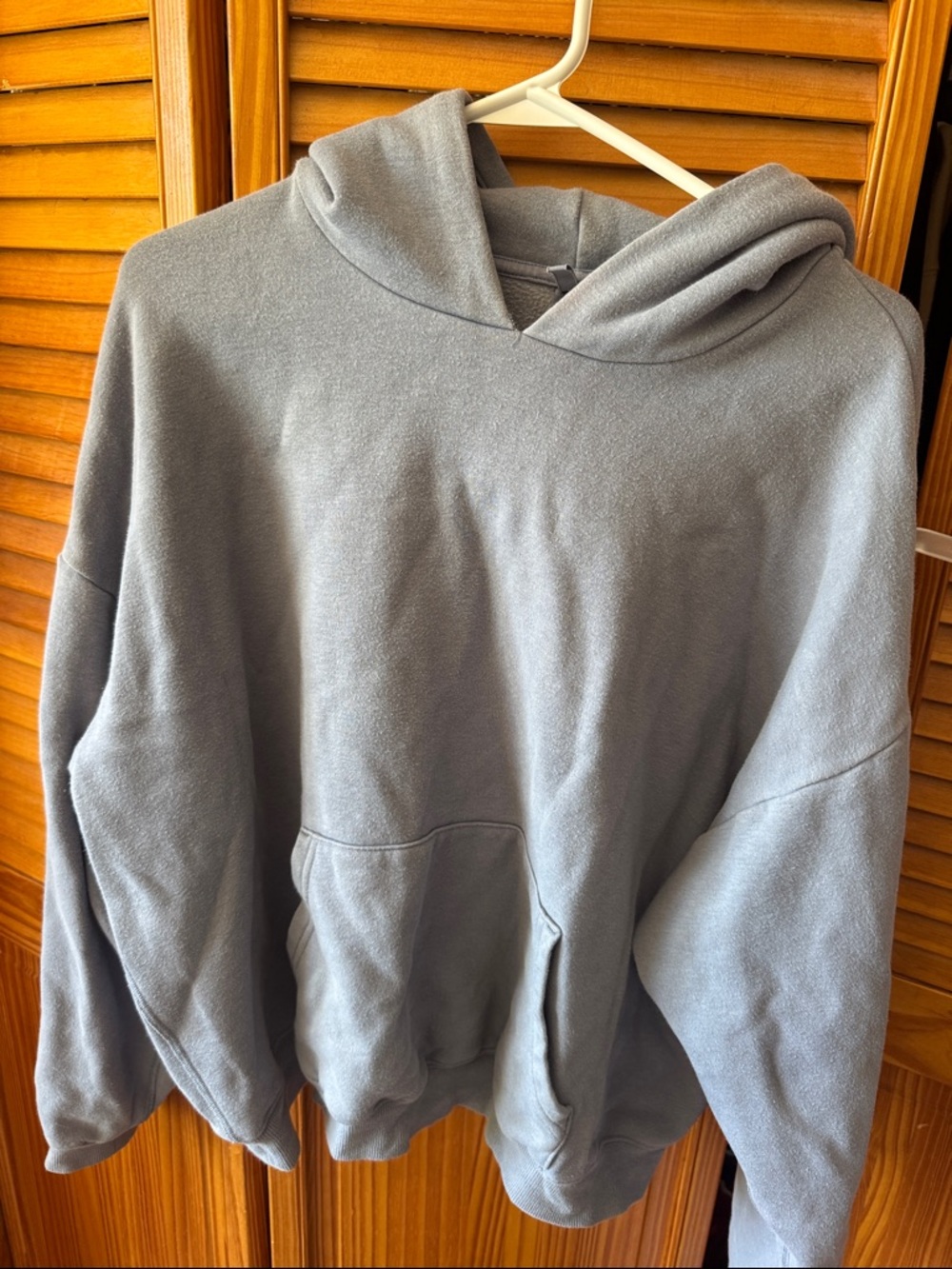 SKIMS pullover hoodie gray blue size XL women’s